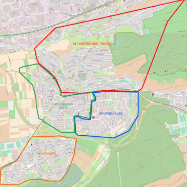 Christbaumaktion in Weilimdorf