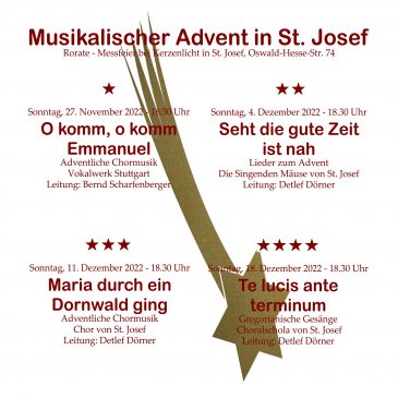 Musikalischer Advent in St. Josef