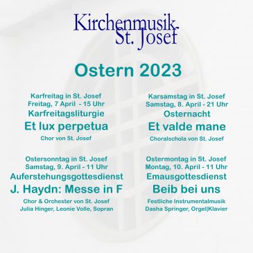 Musik an Ostern in St. Josef