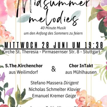 Midsummer Melodies mit dem Kirchenchor St. Theresia
