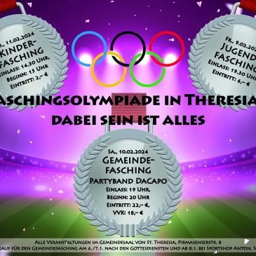 Faschingsolympiade in Theresia – Dabei sein ist alles