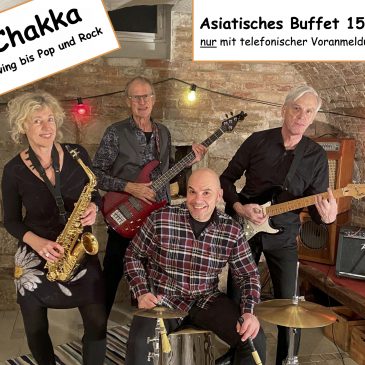 Konzertabend in Salvator mit der Band Chakka
