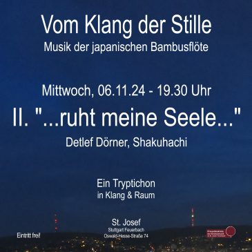 Vom Klang der Stille 24 – II