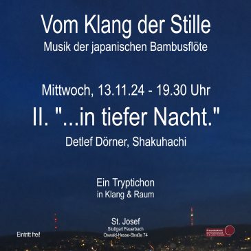 Vom Klang der Stille 24 – III