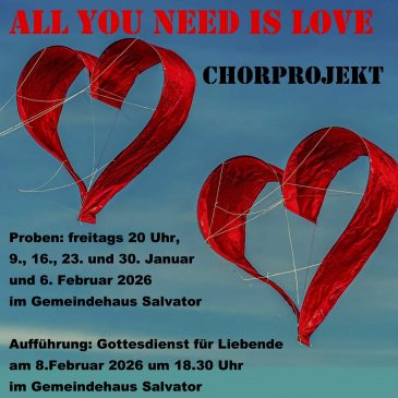 Einladung zum Chorprojekt in Salvator