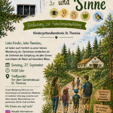 Schöpfung und Sinne: Familienwanderung in Weilimdorf am 27.9.26