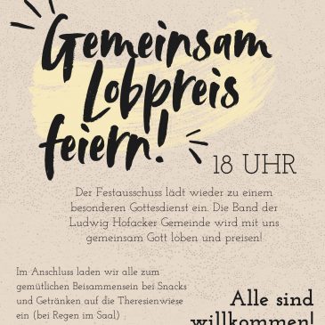 Lobpreis Gottesdienst in St. Theresia am 19.9.26