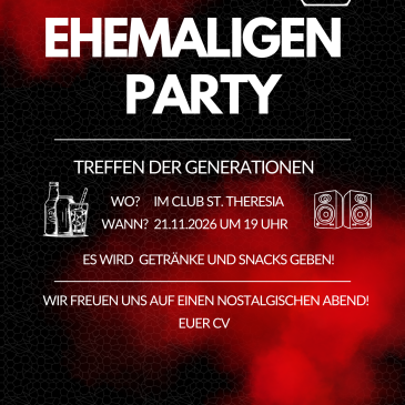 Ehemaligenparty im Jugendclub St. Theresia am 21.11.