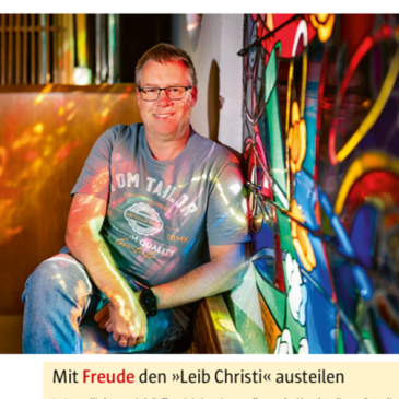 Kommunionhelfer aus St. Theresia im Interview mit dem Katholischen Sonntagsblatt